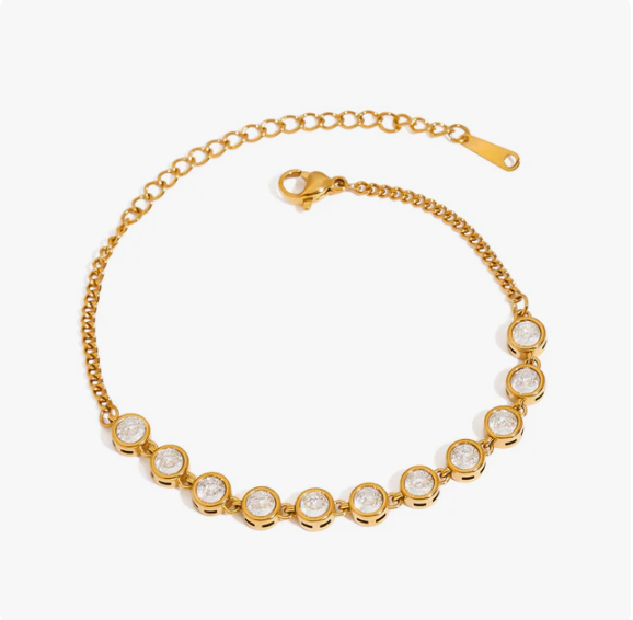 Inès - Plaqué or 18 carats